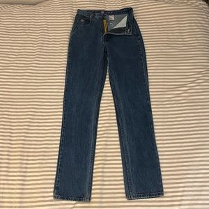 Vintage POSTED Jeans Women’s 28Wx36L Blue Rare 90s